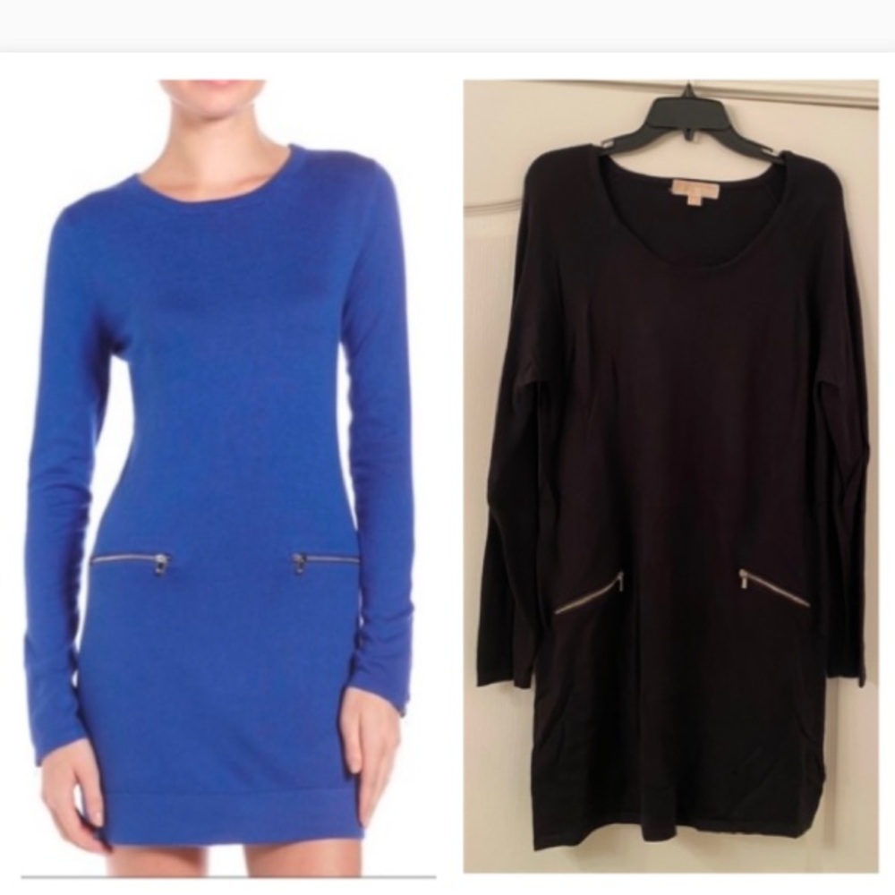 Michael Kors sweater dress with zippers size xl